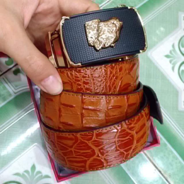 Thắt lưng da cá sấu