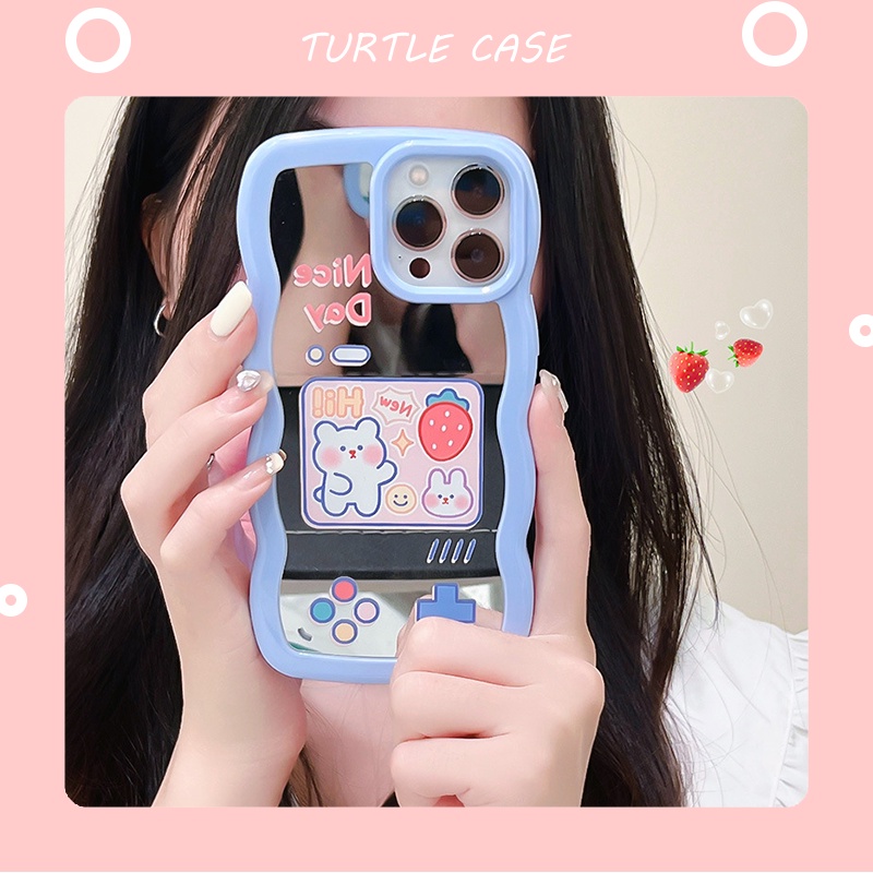 Ốp Lưng Họa Tiết Ren Hoạt Hình Tráng Gương Bảo Vệ Cho Apple iPhone 14131211 Ốp Điện Thoại mini Xinh Xắn Dành Cho Iphone promax XS XR xsmax se2020 678plus