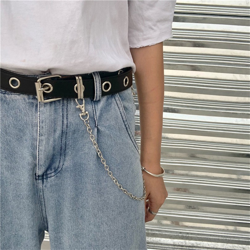 Thắt Lưng Da Kiểu Dáng Retro Phong Cách Hàn Quốc Cho Nữ