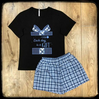 Set đồ bộ nữ n1 đùi thun cotton cao cấp freesize 40 - 65kg