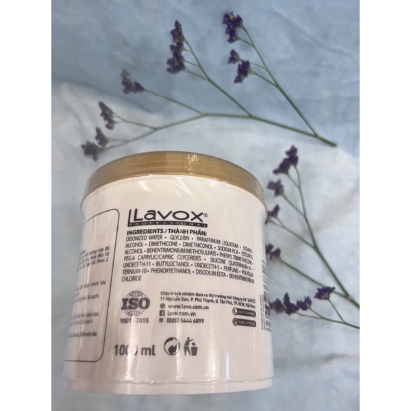 hấp dầu ủ tóc lavox nano  Hairmask 100ml nắp đồng , siêu mềm mượt  nuôi dưỡng  cải thiện và phục hồi tóc hư khô trẻ ngọn