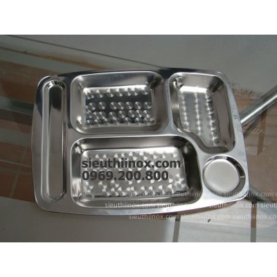 Khay cơm INOX 5 ngăn (SO 7)