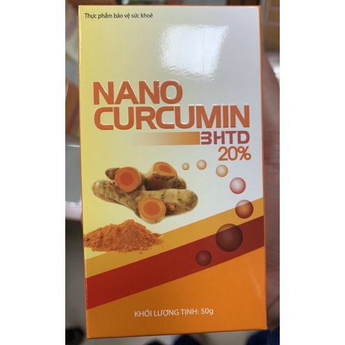 Nanocurcumin 3HTD 20% dạng bột Hộp 50gram, Viện Hàn lâm KH&CN Việt Nam