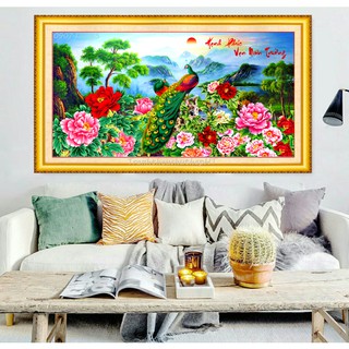 Tranh đính đá hạnh phúc vạn niên trường VS233 - tự đính