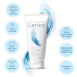 [Chính Hãng]- Sữa rửa mặt không bọt Lenka 150ml