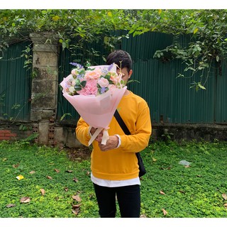 Hoa Lụa Cao Cấp : Bó Hoa Mùa Xuân 03