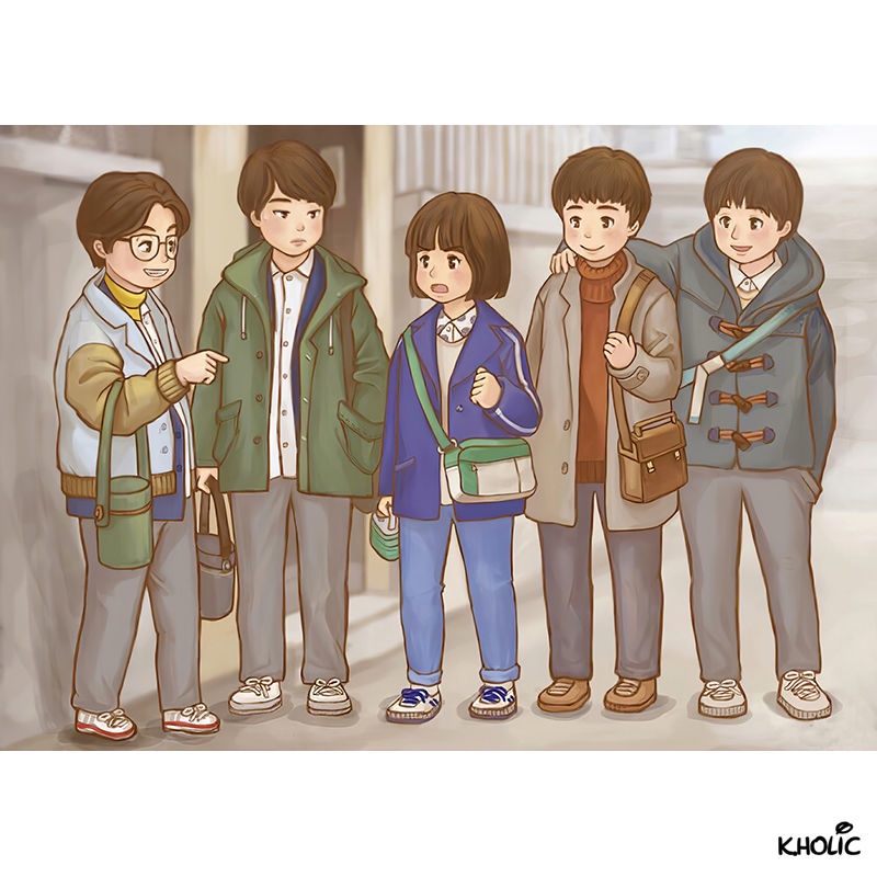 Reply 1988, trò chơi ghép hình bằng gỗ, 300/500/1000 miếng ghép hình, đồ chơi, k-drama