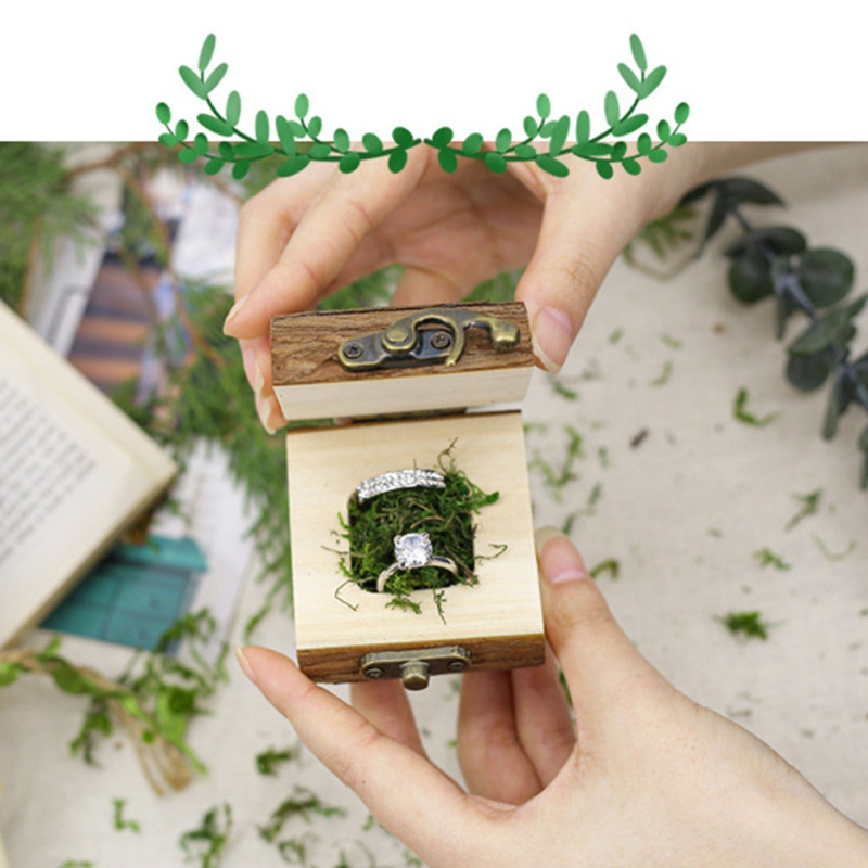 Flgo Hộp Đựng Nhẫn Cưới Phong Cách Vintage Sang Trọng