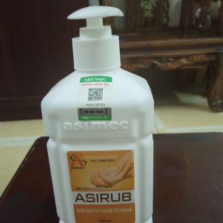 Dung dịch sát khuẩn tay nhanh Asirub 500ml