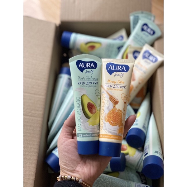 Kem Dưỡng Da Tay Aura Nga 75ml Chống Nhăn, Chống Nẻ