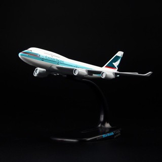 Mô hình máy bay Cathay Pacific Boeing B747 16cm Everfly
