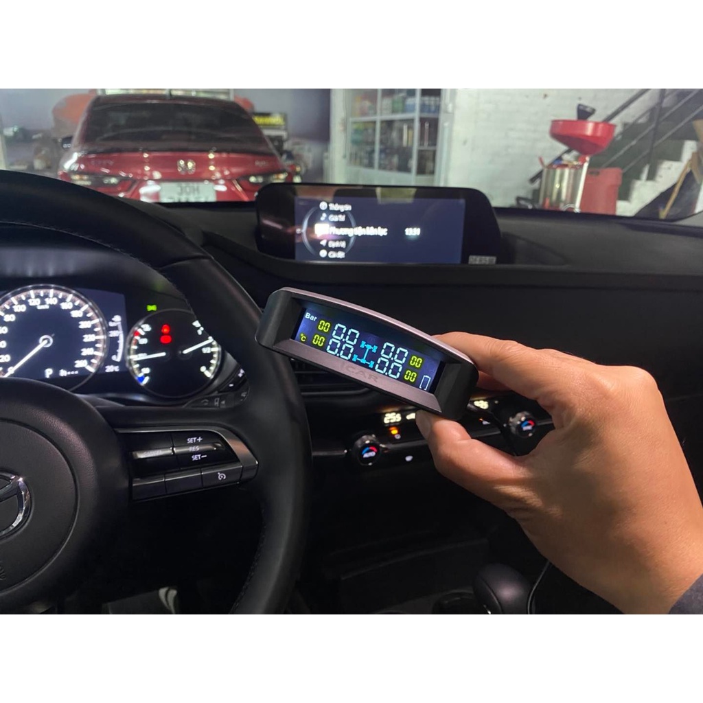 ICAR TN405 _ Hệ Thống Cảm Biến Áp Suất Lốp TN405 Có Màn Hình Năng Lượng Mặt Trời