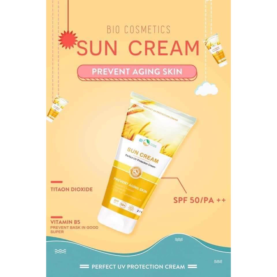 KEM CHỐNG NẮNG BIOCOSMETIC SPF 50/PA+++