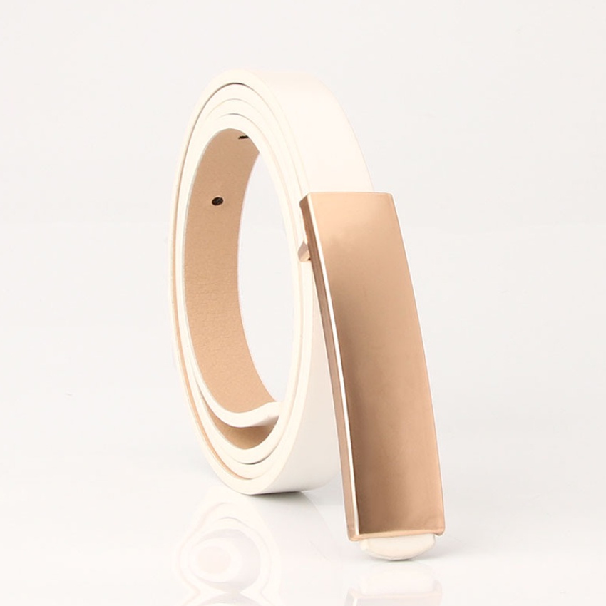 Thắt Lưng Nữ Bản Nhỏ Thời Trang Korea Mặt Khóa Kim Loại Cá Tính Chất Liệu Da PU TL016 ShopMaySG Dây Lưng Nữ, Dây Nịt