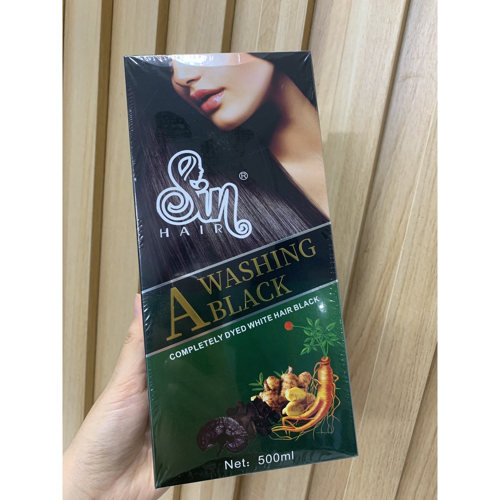 Dầu Gội Phủ Bạc Sin Hair Nhân Sâm Nhật Bản