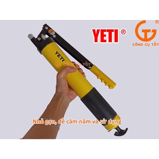 Bơm mỡ tay YETi 500cc,600cc,900cc. Súng bơm mỡ cao cấp