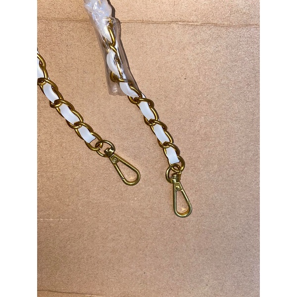 Dây da phối xích, dây xích kim loại đeo vai túi xách quai túi bag straps, chain, CROSSBODY BAGS, bag string