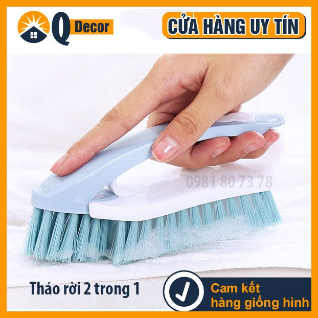 Bàn chải tháo rời thông minh, bàn chải chà giày, bàn chải 2 trong 1