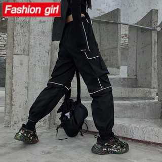 Quần Dài Có Túi Sọc Phản Quang Cá Tính Cho Nam