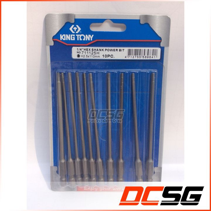 Mũi lục giác 2.0x110mm Kingtony 711102H (1 mũi)