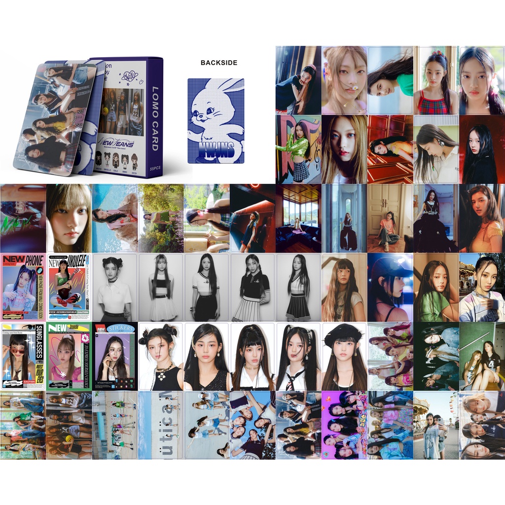 Kpop NewJeans Album《New Jeans》Photocard MINJI HANNI DANIELLE Lomo Card