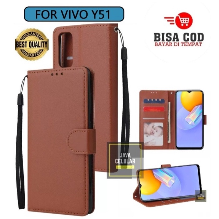 Ốp lưng da nắp gập cho điện thoại Vivo Y51