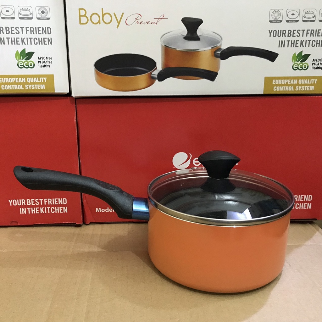 Bộ nồi chảo chống dính Elmich baby EL-610484 Smartcook -Shop Tiện Ích