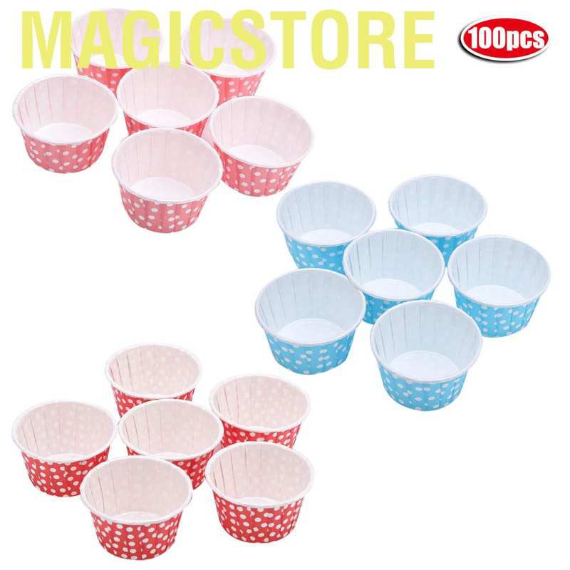 100 Cốc Giấy Làm Bánh Cupcake