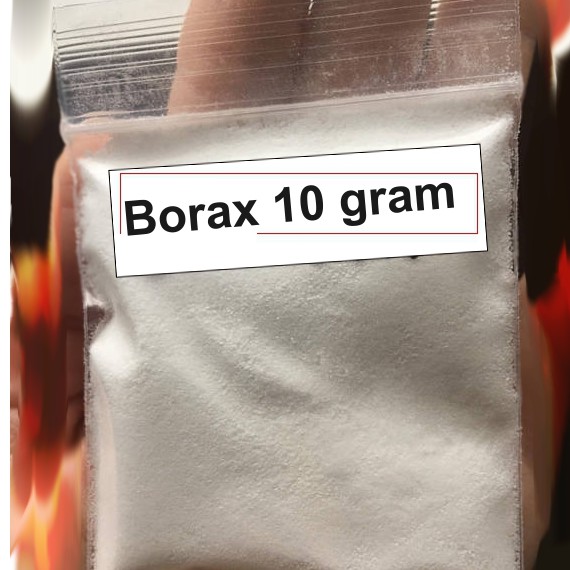 Bột borax 10 gram - nguyên liệu làm slime.