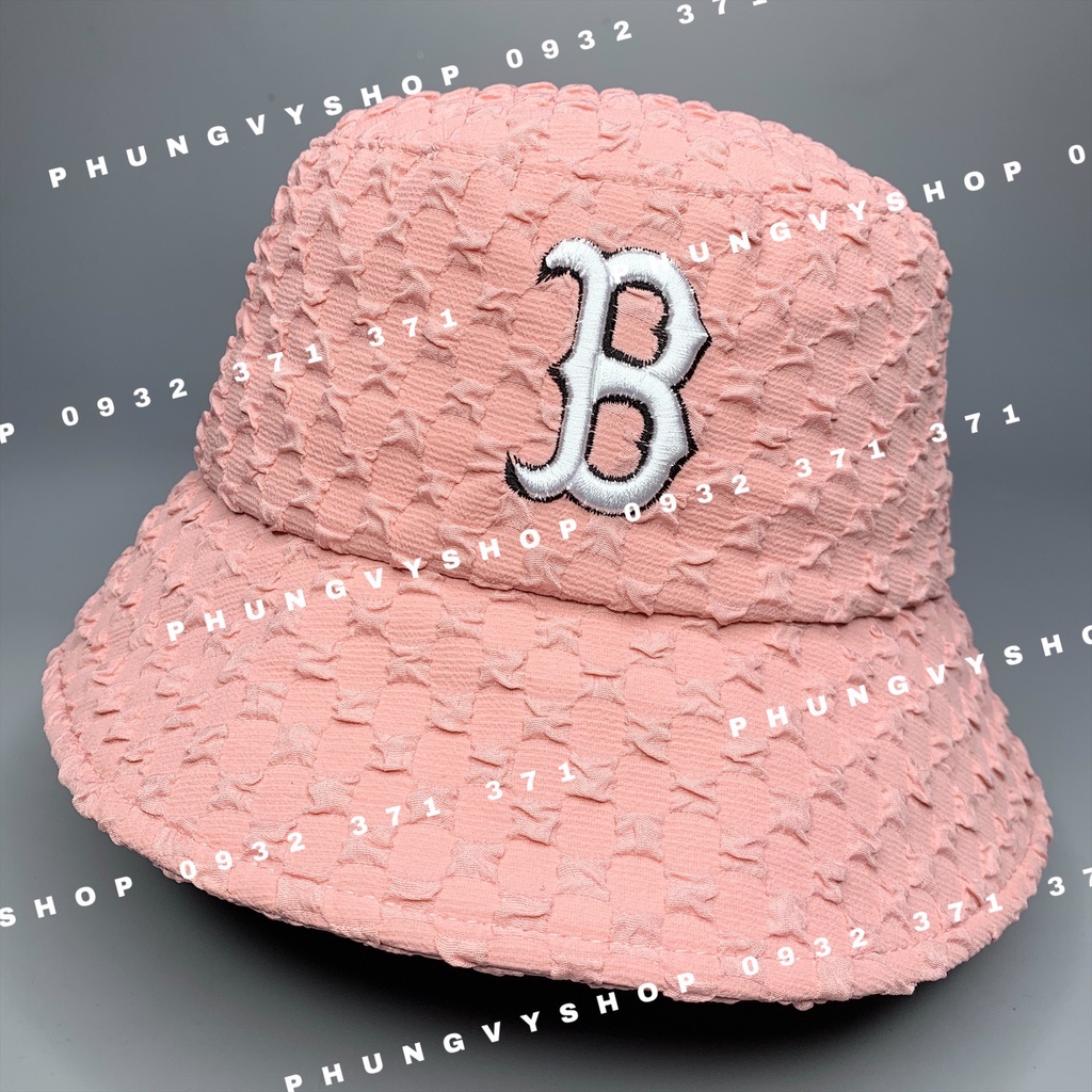 Mũ bucket tai bèo vành basic unisex nam nữ - BO XỐP CHỮ B - nón cụp sụp