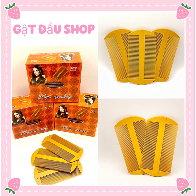 Lược Chải Đầu Lược Bí Chải Tóc Nhựa Lược Hai Đầu Lược Chải Chấy Cho Gia Đình.