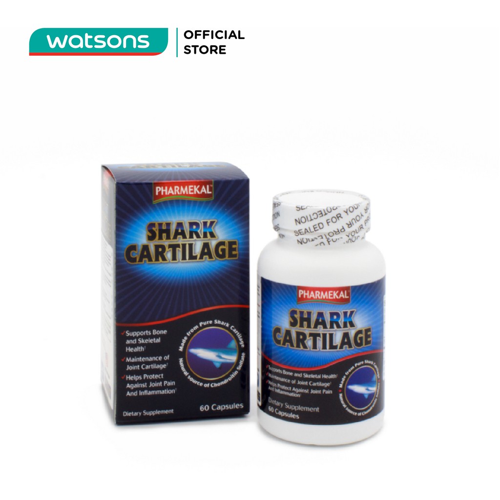 Viên Uống Sụn Cá Mập Pharmekal Shark Cartilage 60 Viên/Hộp