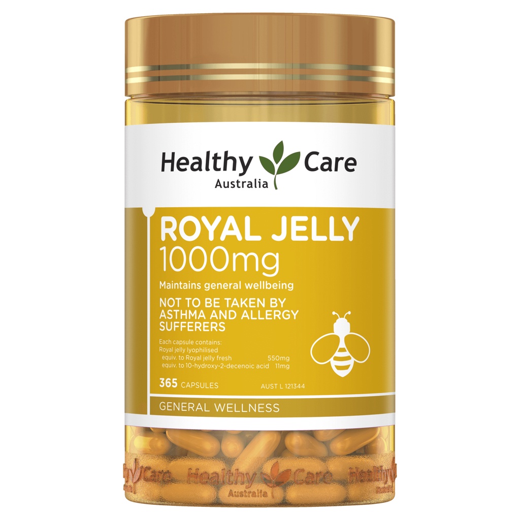 Viên Sữa Ong Chúa Healthy Care Royal Jelly 365 viên