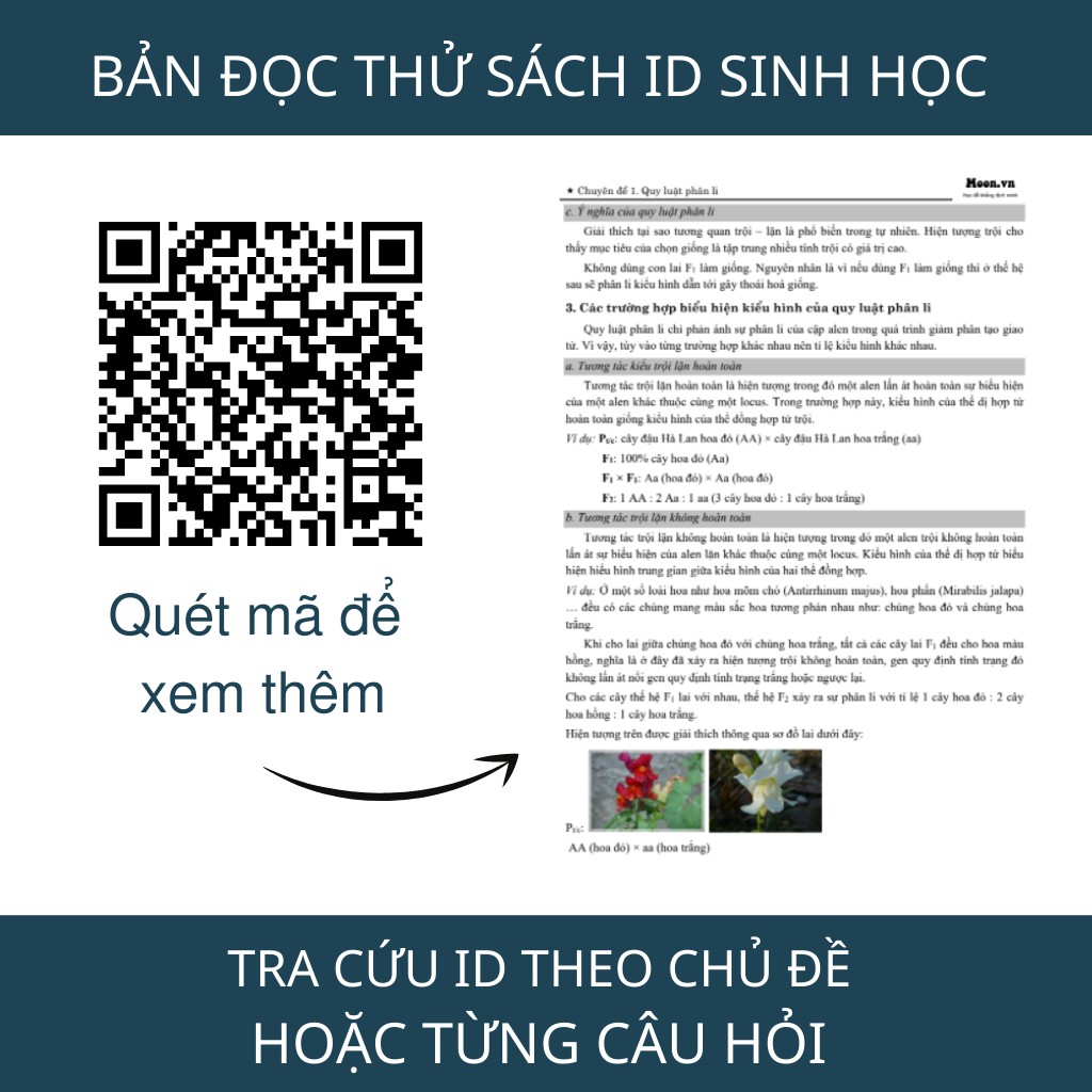 Sách ID ôn thi THPT QG 2021 môn Sinh theo chuyên đề thầy Phan Khắc Nghệ: Tự học quy luật di truyền và di truyền quần thể