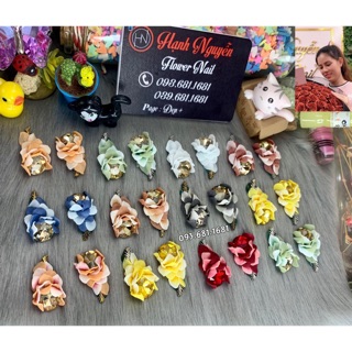 Hoa bột 3D: Set 2 bông Hoa VẠN THỌ