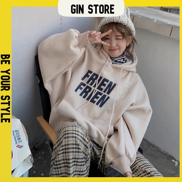 Áo hoodie nỉ FRIEND áo lót nỉ bông đủ màu form nam nữ unisex - Gin Store