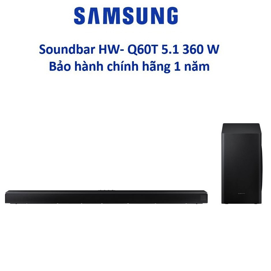 [Hàng chính hãng] Loa thanh Samsung HW-Q60T 5.1 360W