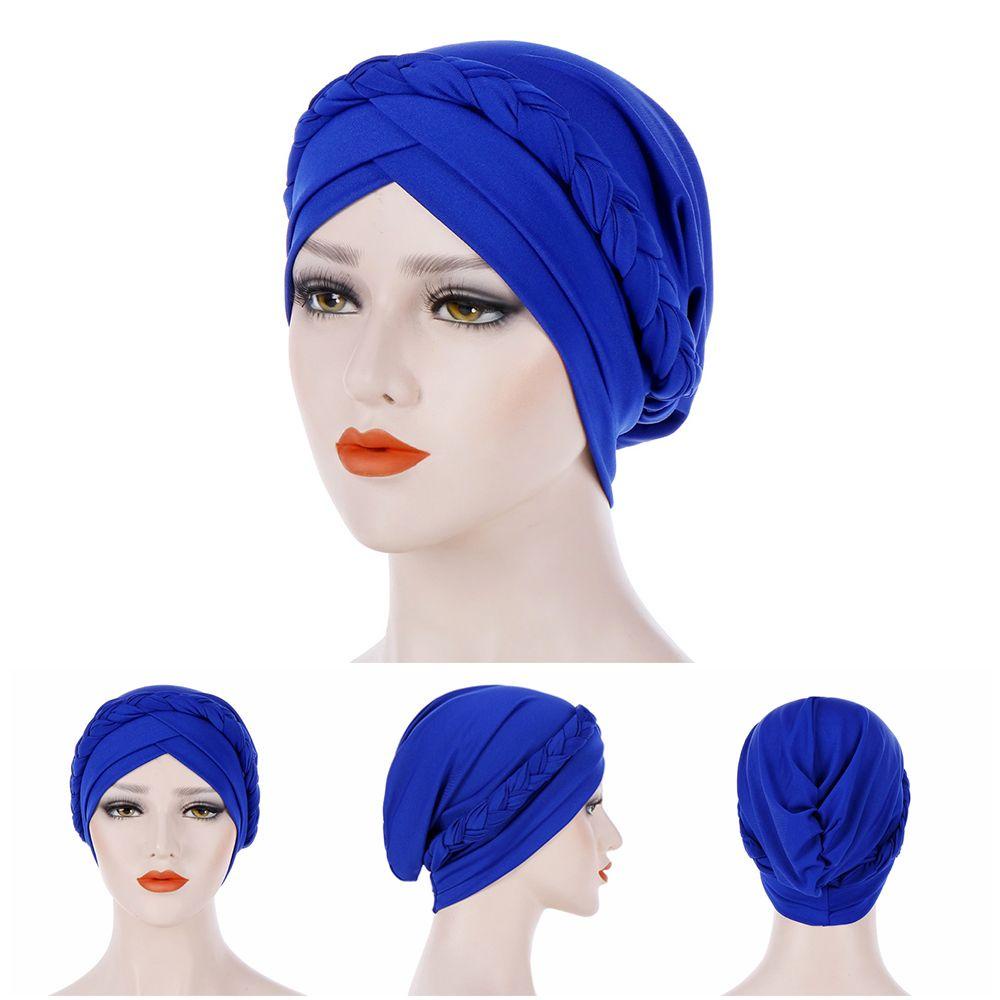 BORAG Mũ Turban Trùm Đầu Màu Sắc Nhã Nhặn Dành Cho Nữ
