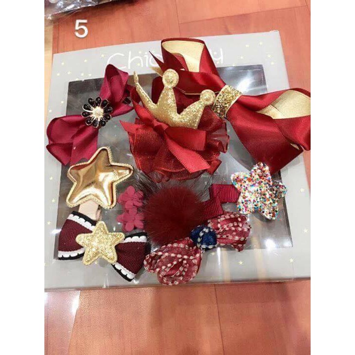 set 10 đồ kẹp tóc chicbaby- nhiều mẫu