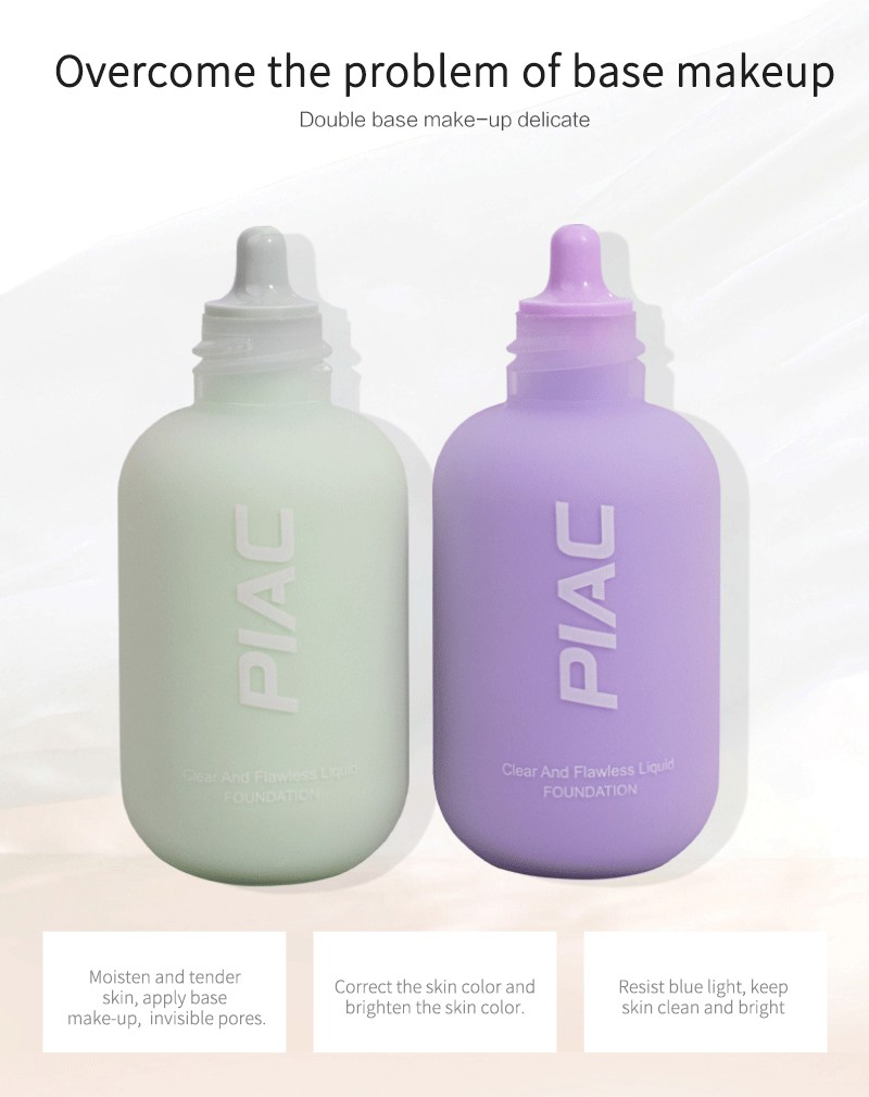 (Hàng Mới Về) Kem Lót Trang Điểm Cách Ly Che Khuyết Điểm Làm Sáng Tông Màu Da Thương Hiệu Piac | BigBuy360 - bigbuy360.vn