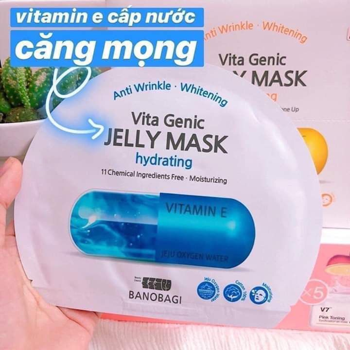 [Mẫu Mới] Mặt nạ giấy Vita Genic Banobagi Jelly Mask (10 miếng)