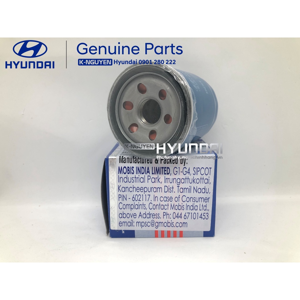 Lọc nhớt, lọc dầu động cơ Hyundai i10 Grand, Kia Morning | Mã: 2630002752