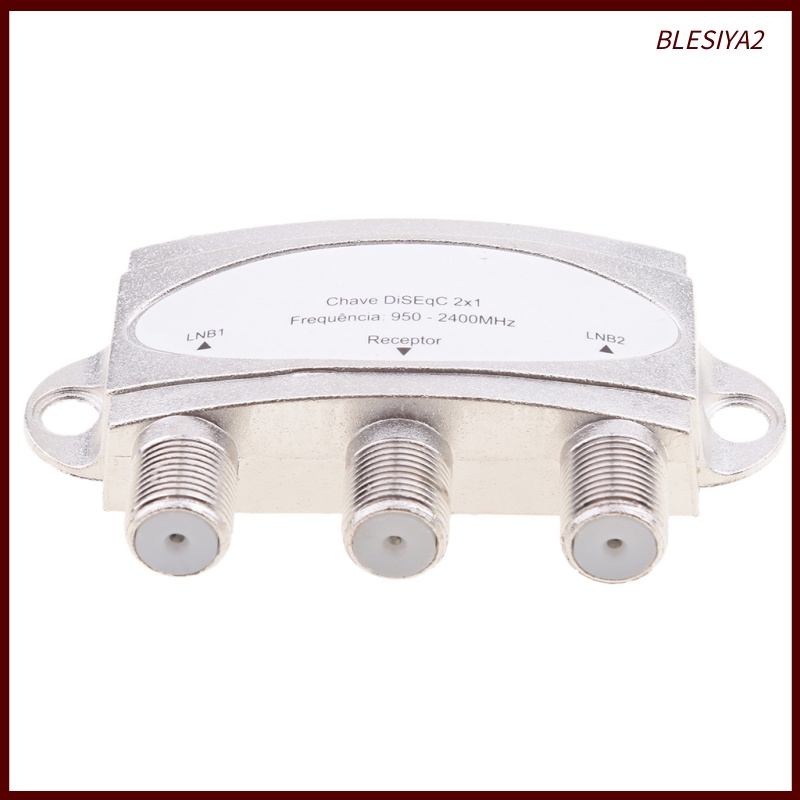 [BLESIYA2]FTA Switch 2X1 DiSEqC Satellite Dish for FTA Receiver 2 in 1 Multi LNB LNBF