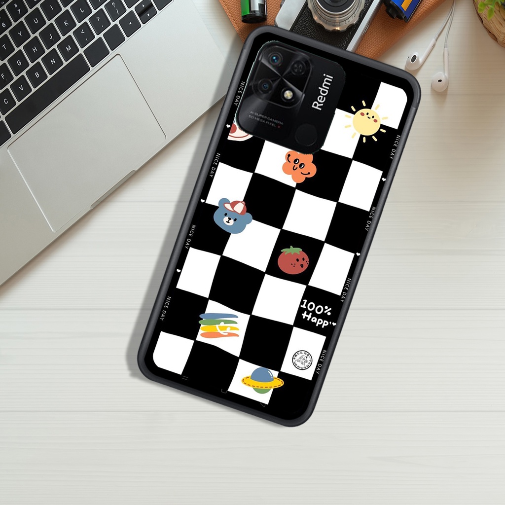 Ốp Lưng XIAOMI REDMI 9C - REDMI 10C - REDMI 10A  , In Hình &quot;Black Heart&quot; Phong Cách Đẹp.