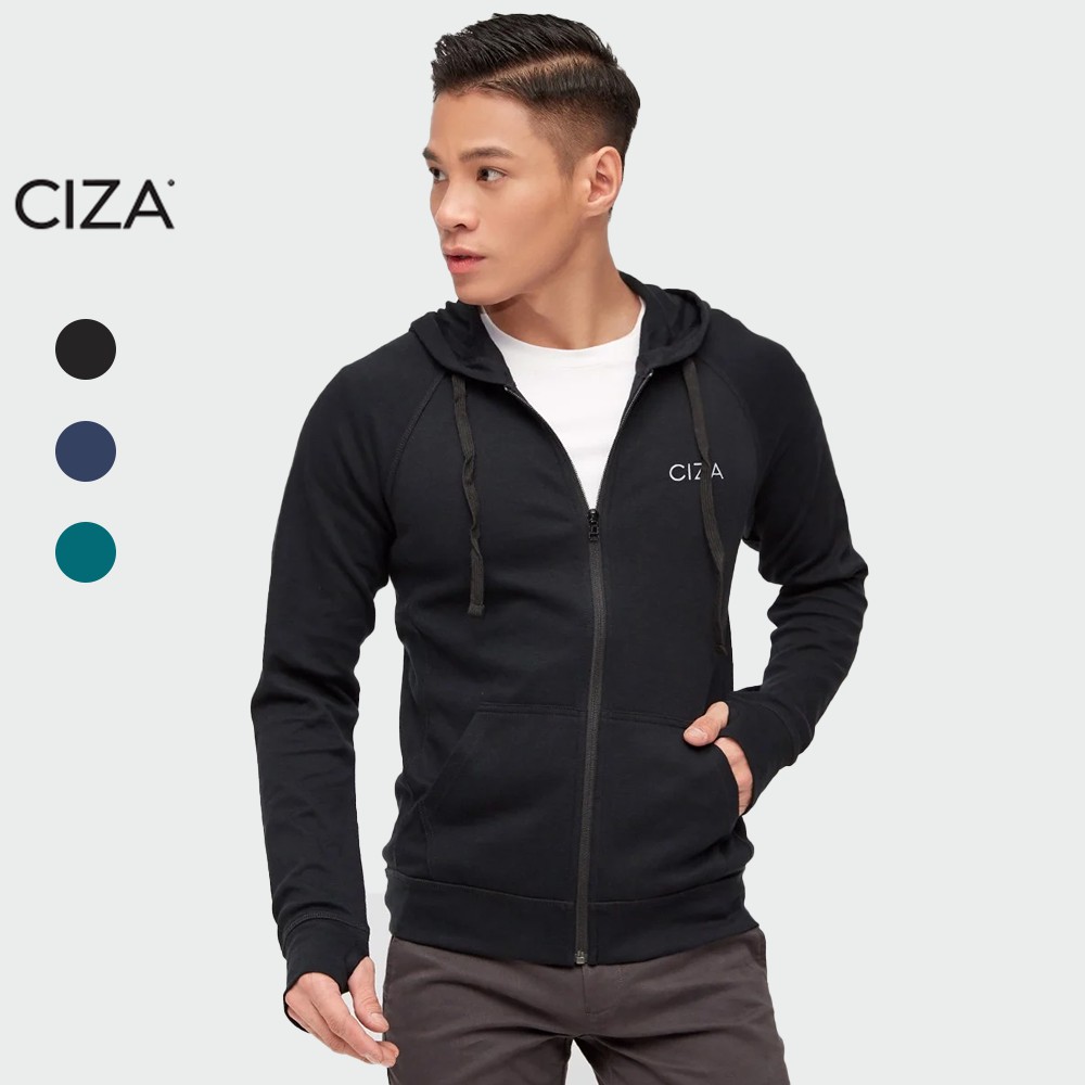 Áo khoác chống nắng nam Ciza có mũ, thoáng mát, bảo vệ da AKNR02