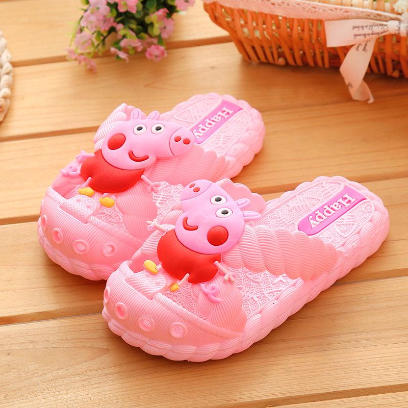 Dép Đi Trong Nhà Hình Heo Peppa Xinh Xắn Cho Bé