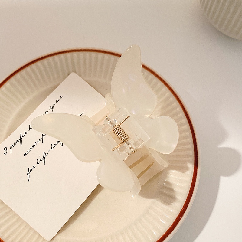 Kẹp Tóc Hình Bướm Chất Liệu Cao Cấp Kiểu Pháp Cổ Điển Thanh Lịch Sang Trọng Phụ Kiện Tóc Nữ