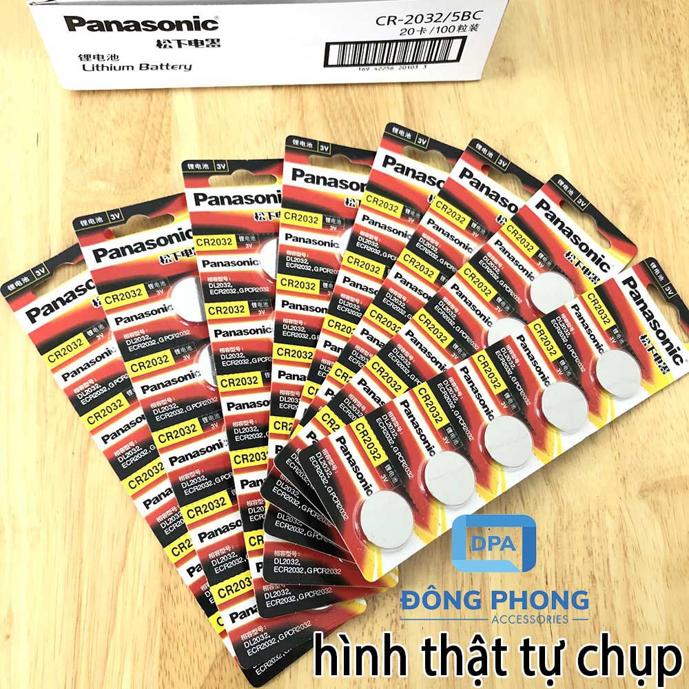 Pin Panasonic Cmos CR2032 Lithium 3V Chính Hãng