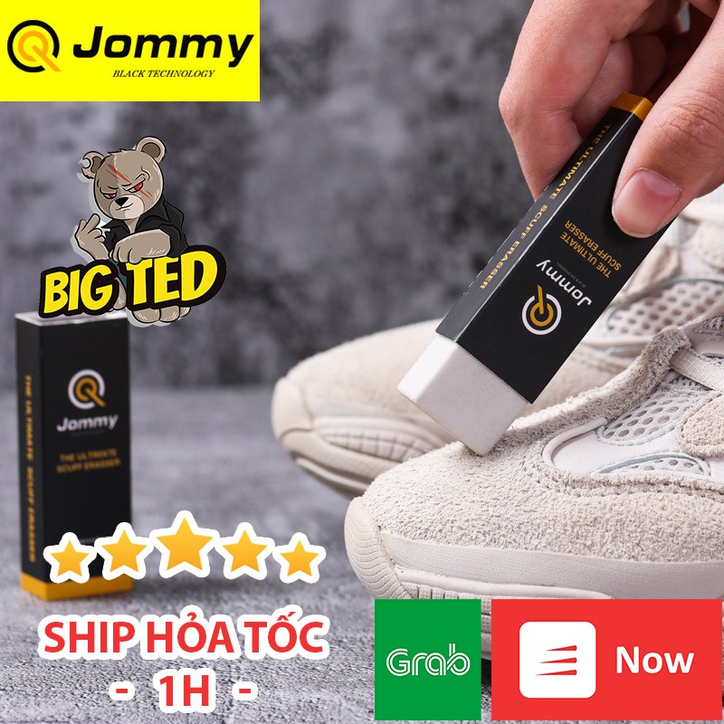 GÔM Tẩy khô bỏ túi V2, Jommy vệ sinh giày, túi, áo da