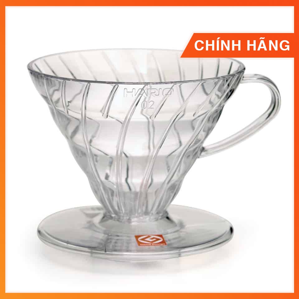 Phễu Lọc Cà Phê Hario V60 Nhựa Trong | 1-2 cups (size 01) và 3-4 cups (size 02)